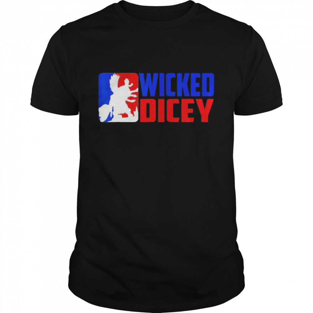 Wicked Dicey Baseball Logo Style shirt