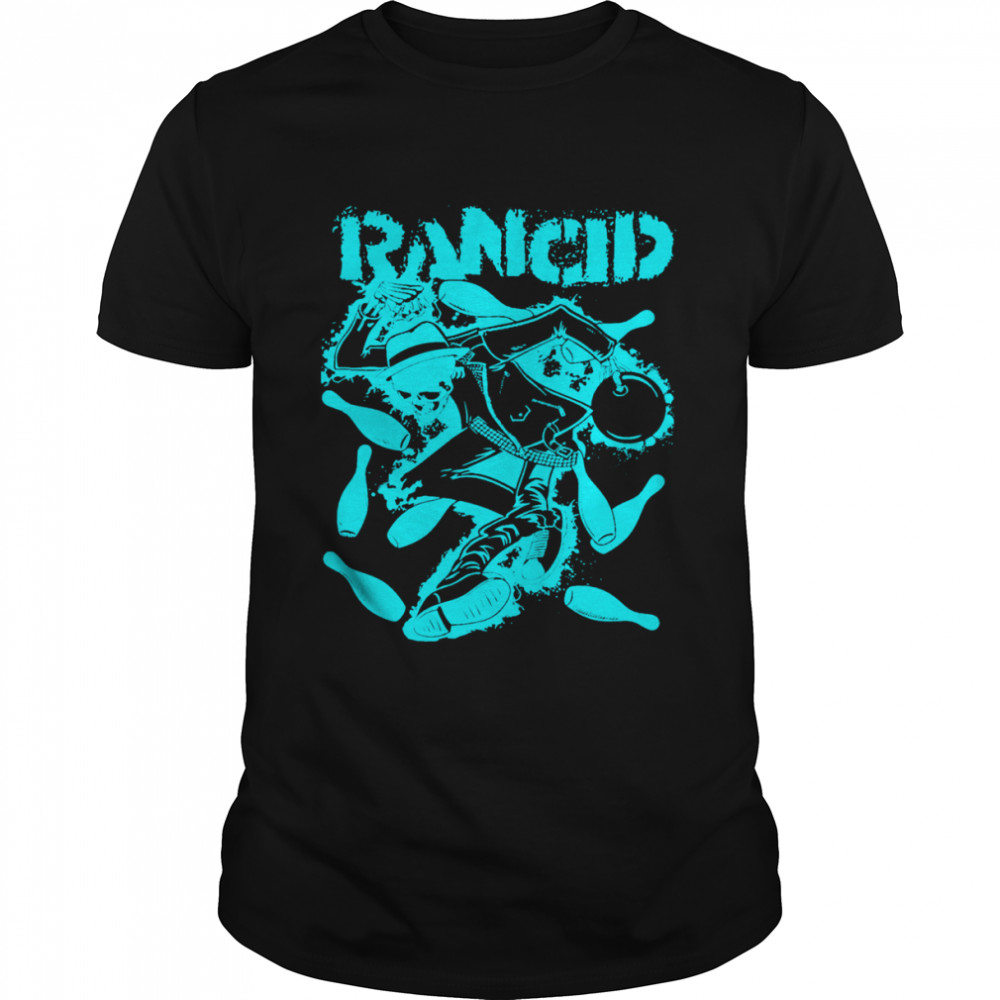 Rock Music Neon Design Rancid Band shirt