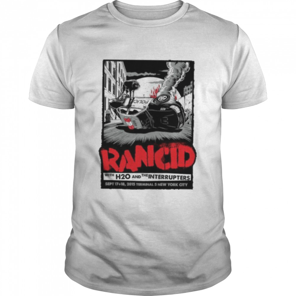 The Police Car Rancid Band shirt