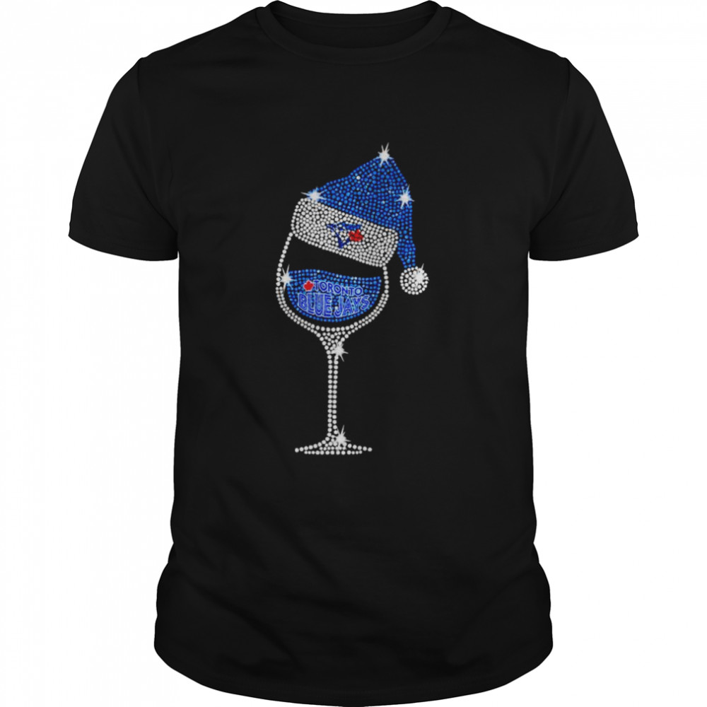 Toronto Blue Jays Noel hat glass Christmas shirt