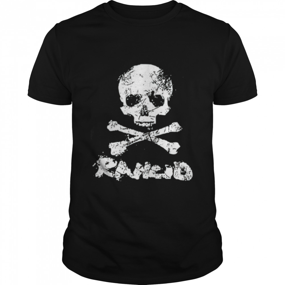 White Bones Logo Rancid Band shirt