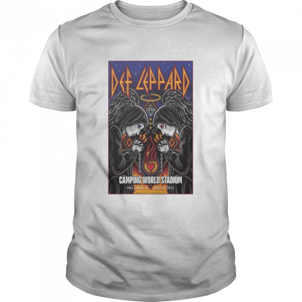 Def Leppard 2022 The Stadium Tour June 19 Camping World Stadium Orlando shirt