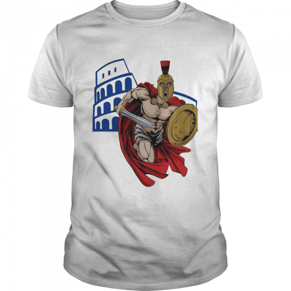 Gladiator And Colosseum Rome Shirt