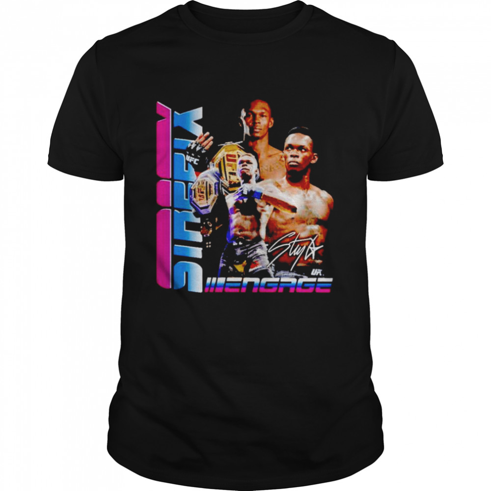 Israel Adesanya UFC signature shirt