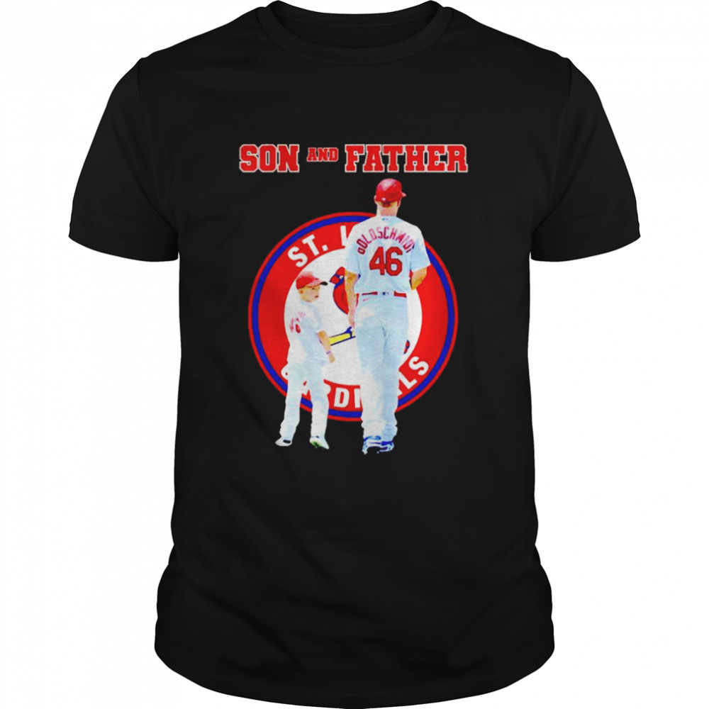 Paul Goldschmidt St Louis Cardinals son and father shirt