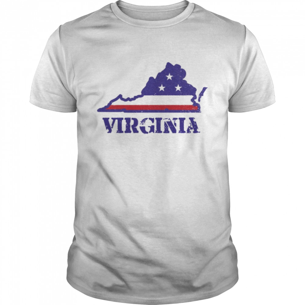 Retro Virginia State United States Of America shirt