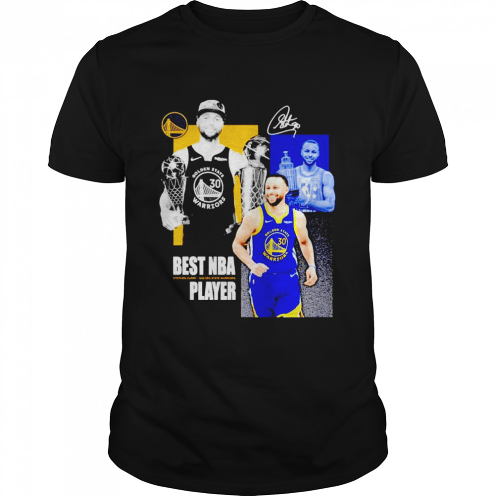 Stephen Curry best NBA player signature shirt