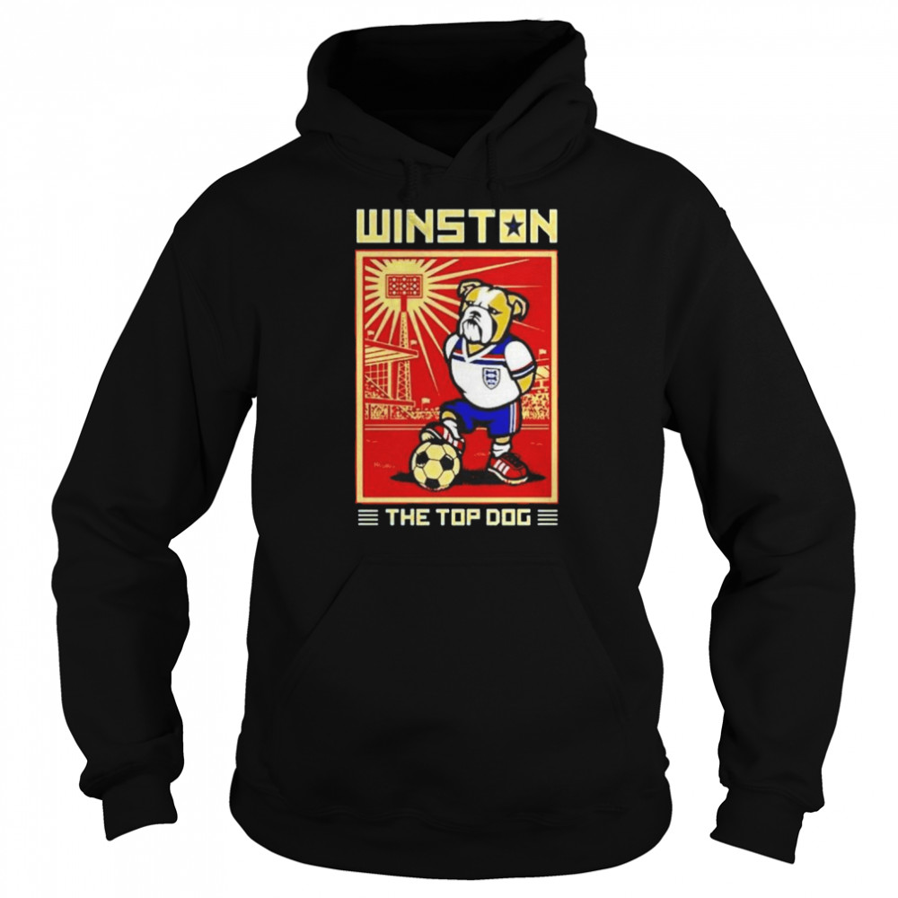 Winston the top dog football shirt Unisex Hoodie