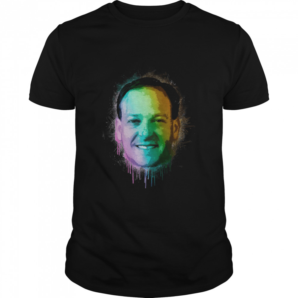 Lee Zeldin Urban Grunge Painting Rainbow Spectrum shirt