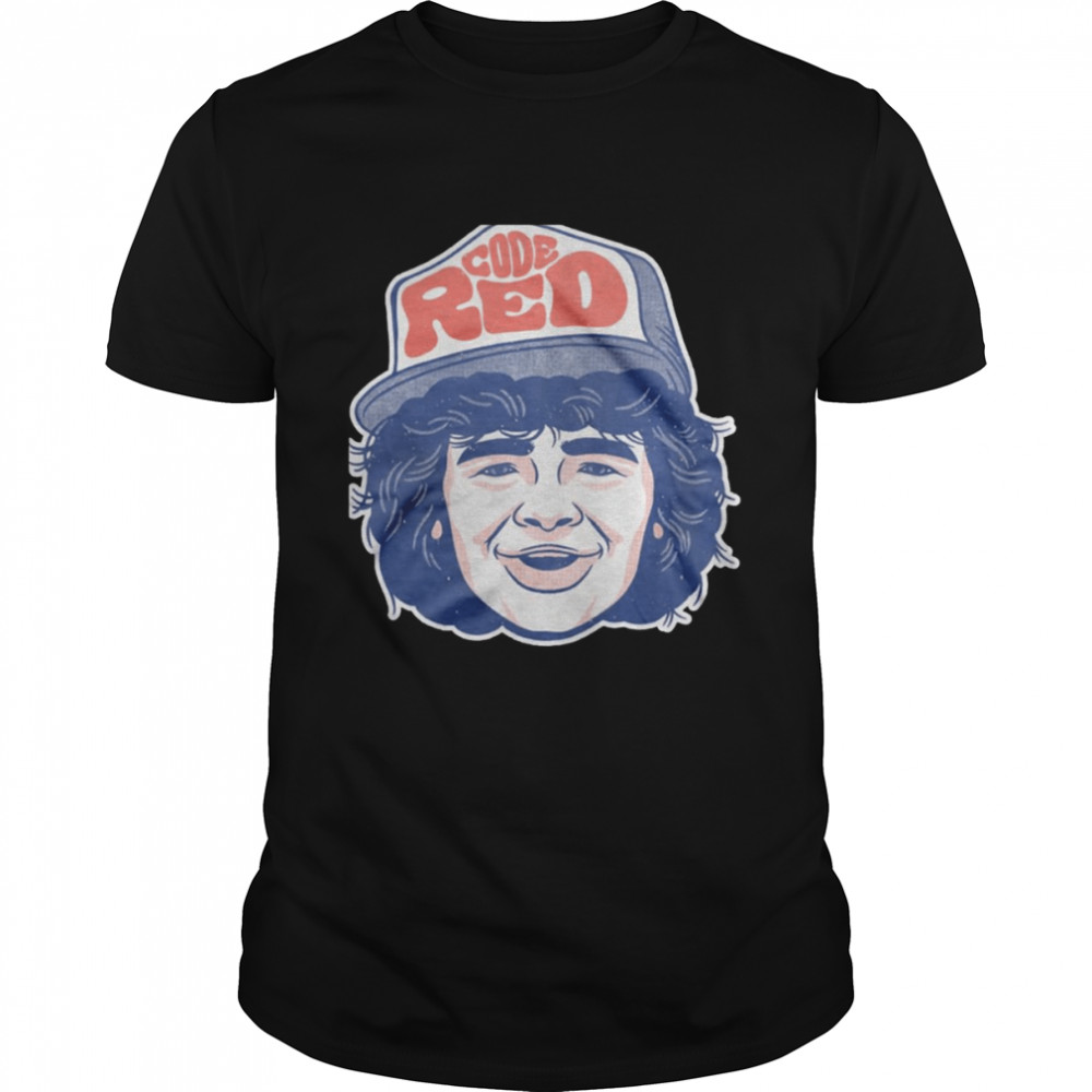 Licensed Code Red Stranger Things Dustin shirt