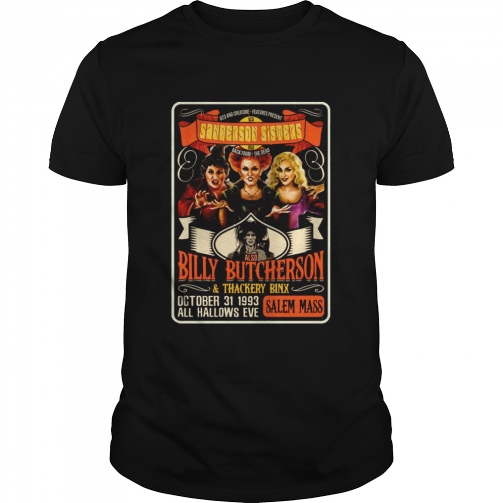 Sanderson Sister Billy Butcherson Halloween shirt