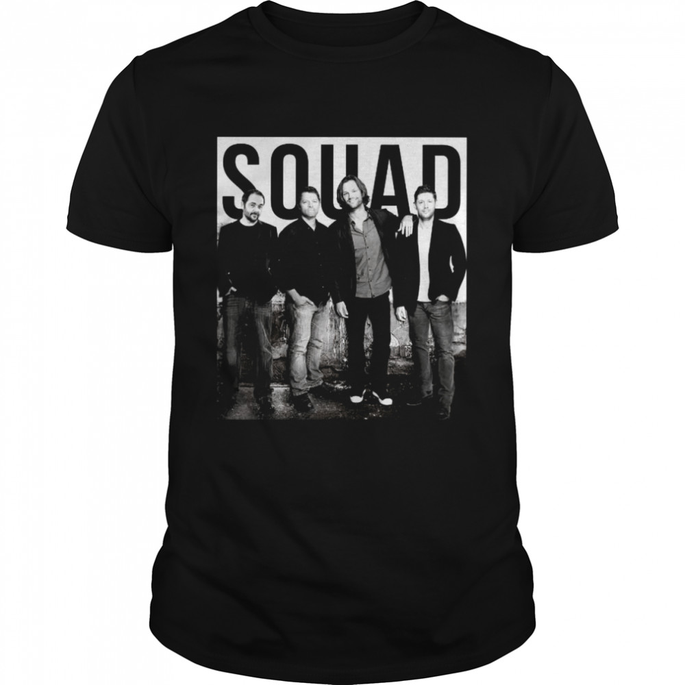 Squad Supernatural Mystery Movie Tv Series Fantasy Movie Winchester Brothers shirt