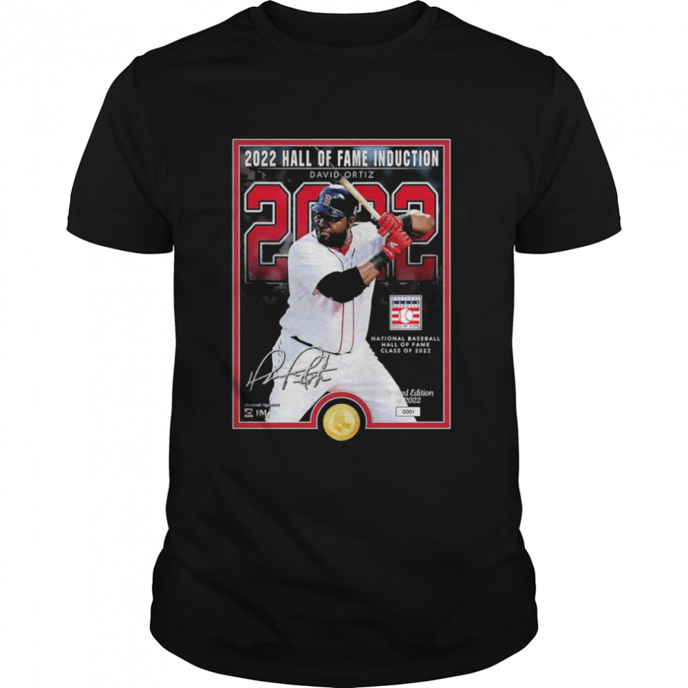 2022 Hall Of Fame Induction David Ortiz Posters Shirt