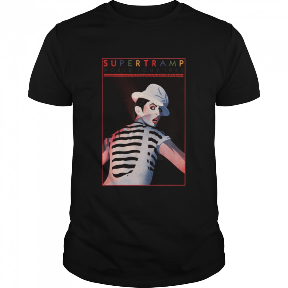 Top Tour 83 Supertramp Graphic shirt