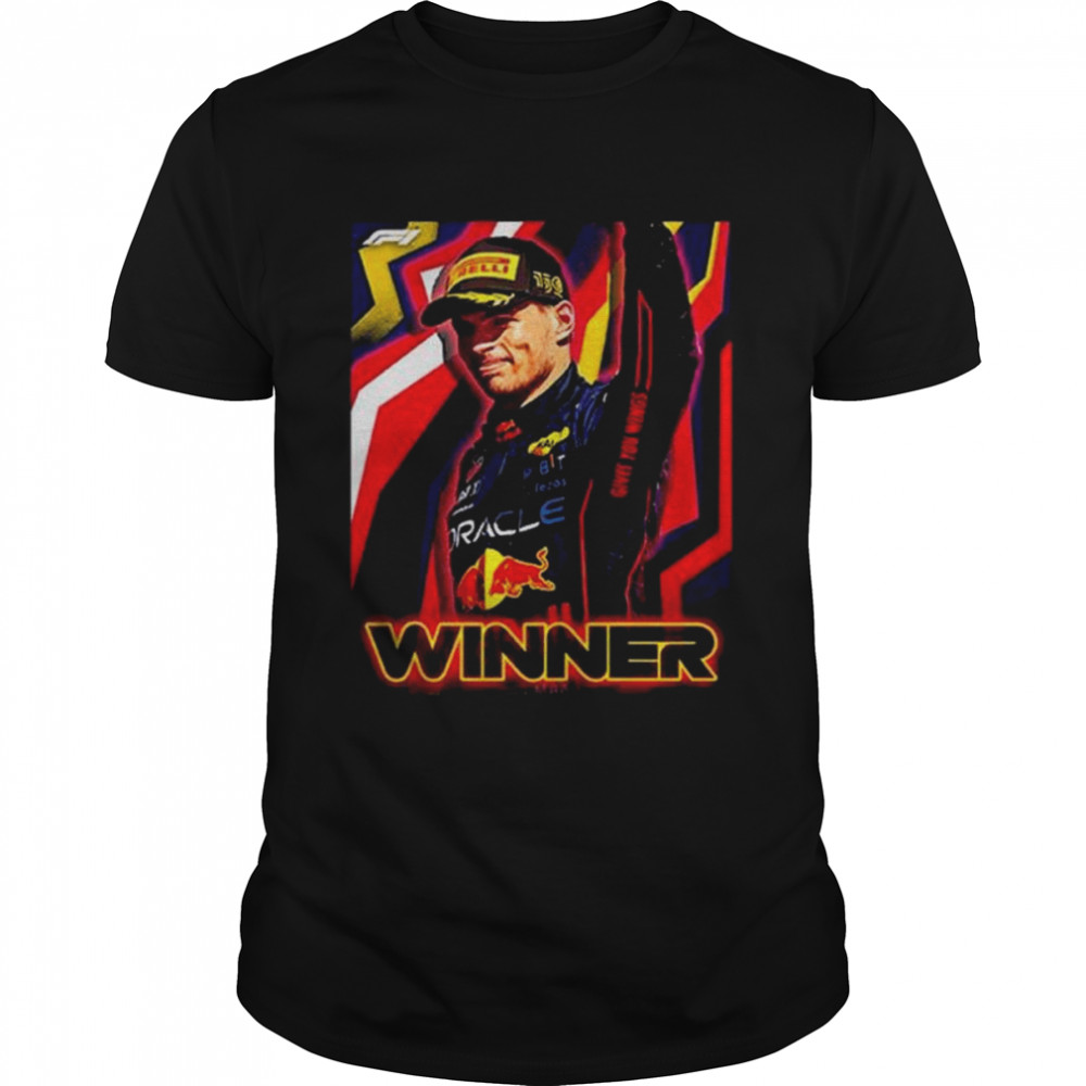 F1 oracle red bull racing max verstappen wins french gp shirt