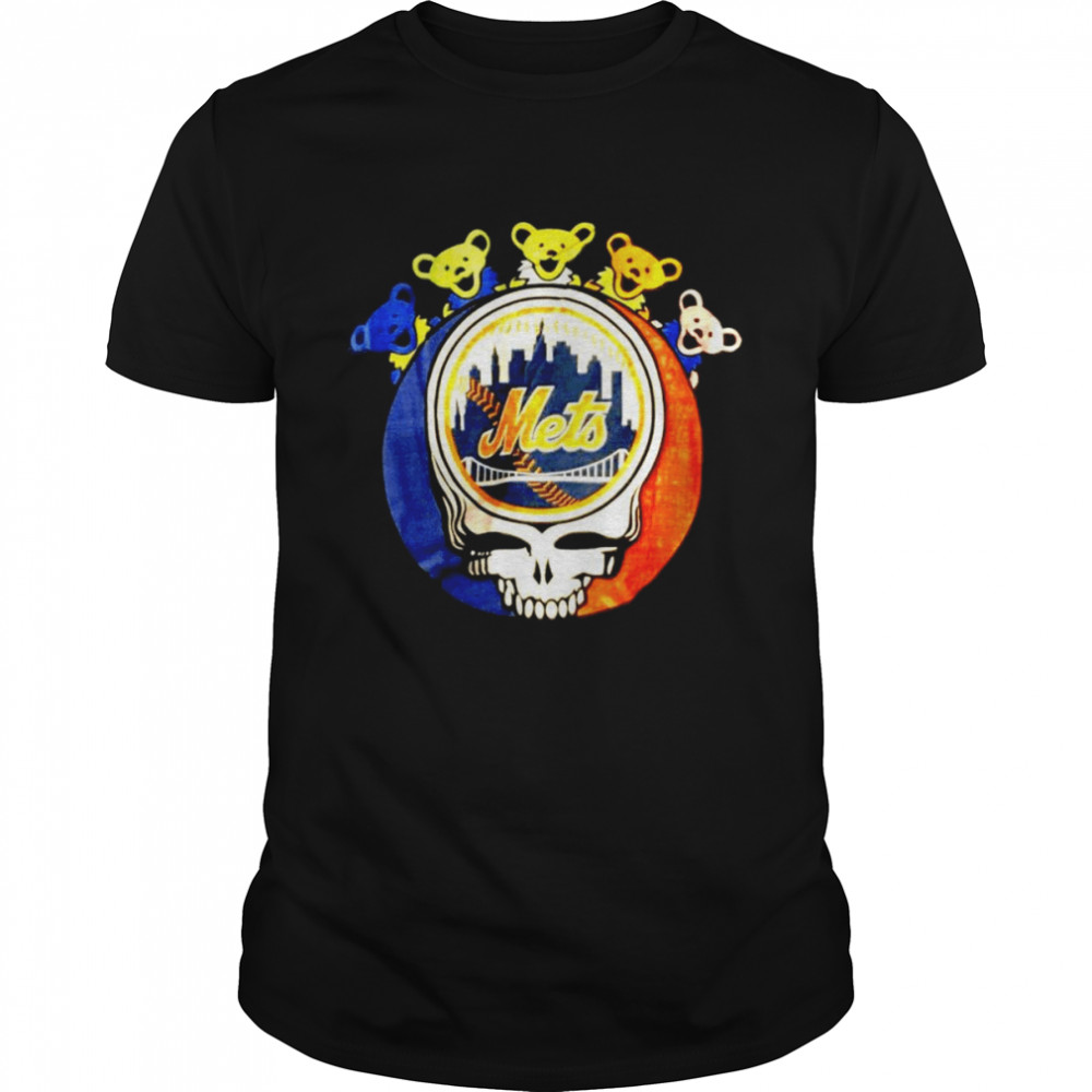 New York Grateful Dead Grateful Bear Mets shirt