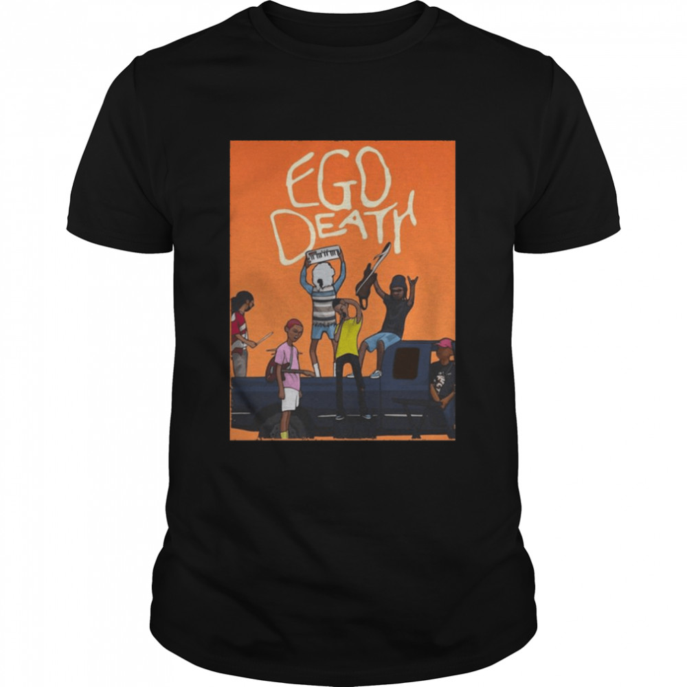Orange Ego Death The Internet Band shirt