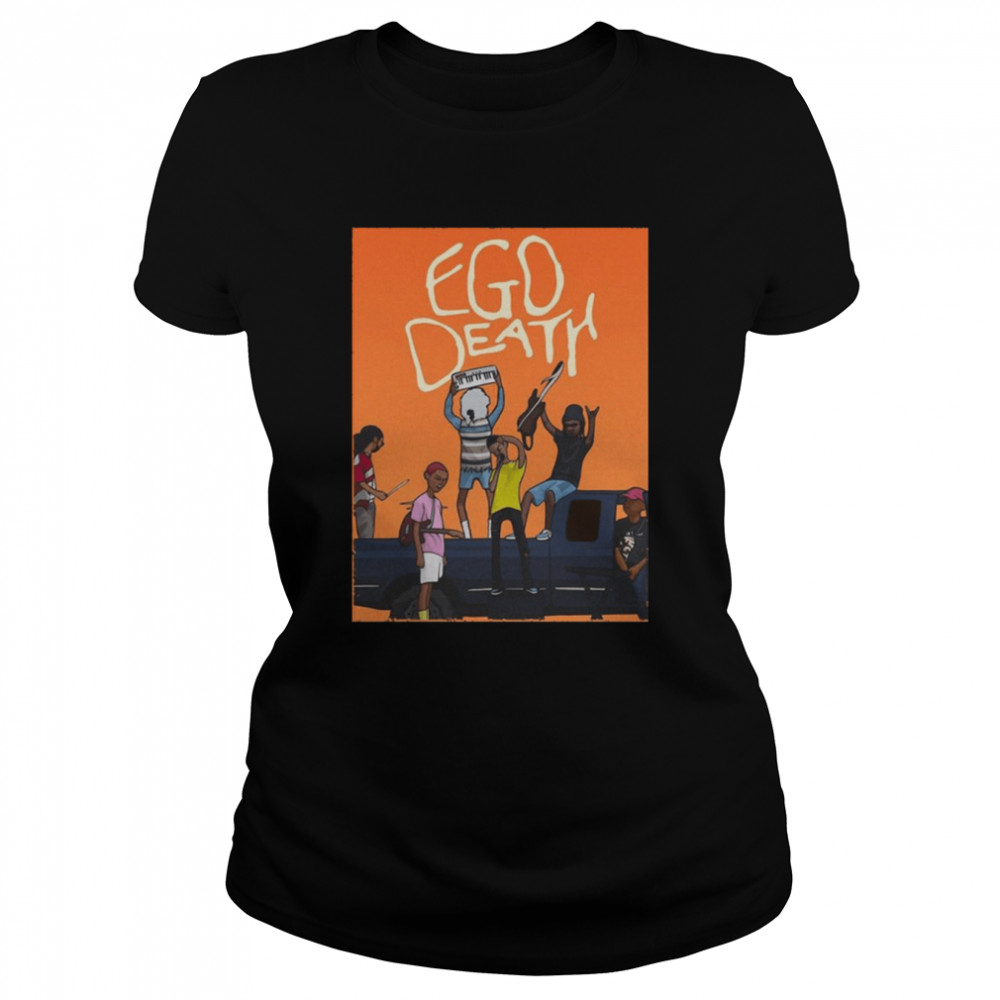 Orange Ego Death The Internet Band shirt Classic Women's T-shirt
