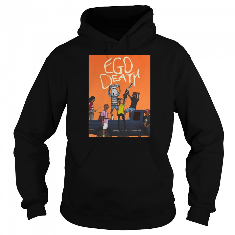Orange Ego Death The Internet Band shirt Unisex Hoodie