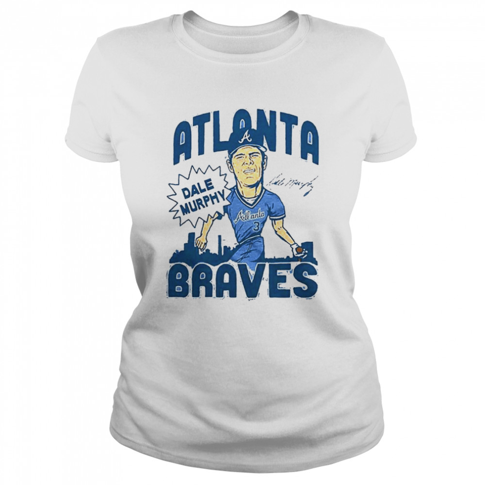 Atlanta Braves Dale Murphy Swing Signature shirt Classic Women's T-shirt