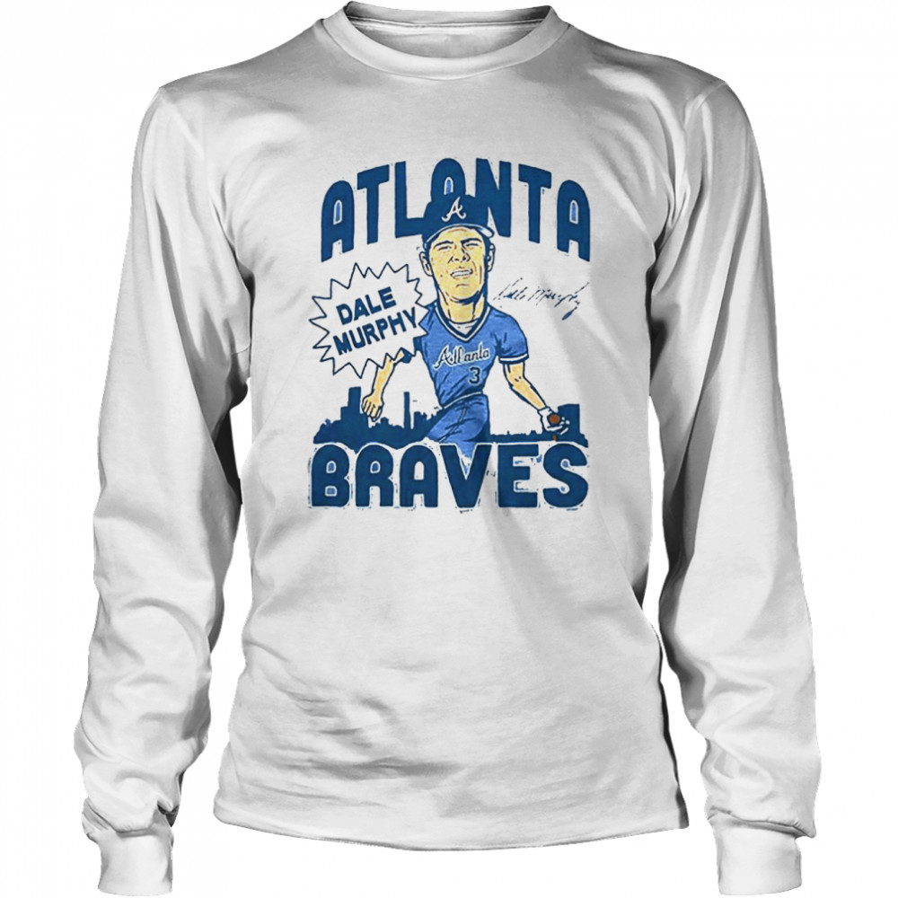 Atlanta Braves Dale Murphy Swing Signature shirt Long Sleeved T-shirt