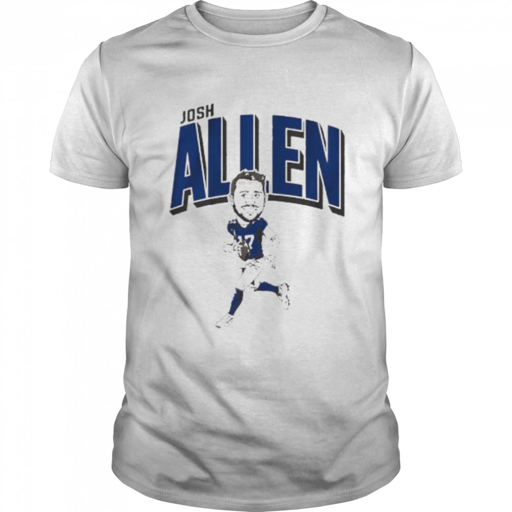 Buffalo Bills Josh allen caricature shirt