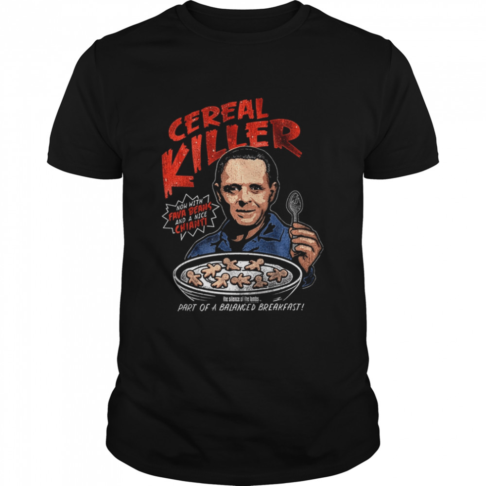 Cereal Killer Silence Of The Lambs 80s 90s Horror shirt