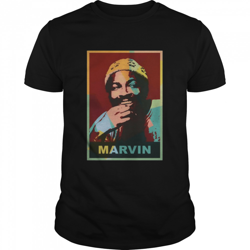 Digital Color Art Marvin Gaye shirt