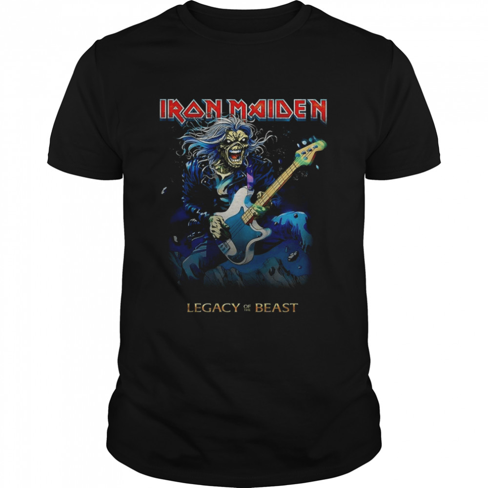 Iron Maiden Eddie On Bass T-Shirt