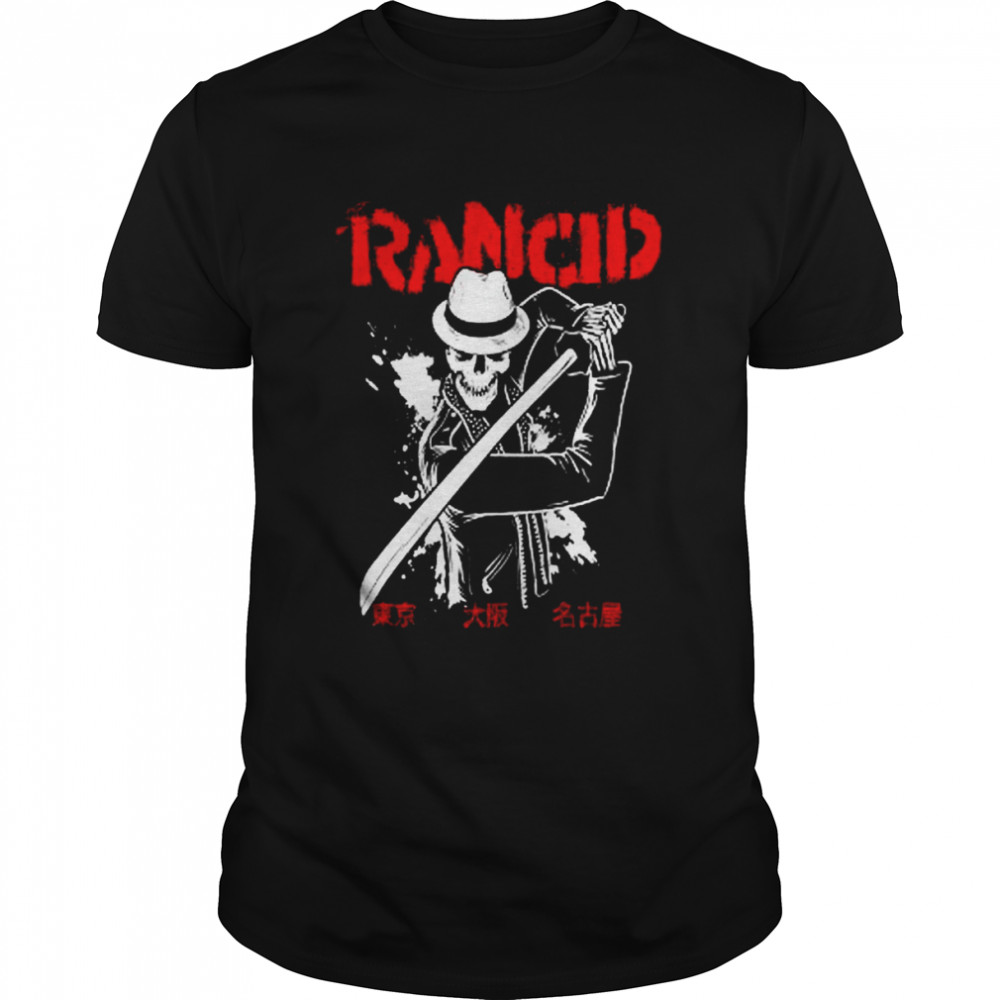 Letsgo Samurai Rancid Band shirt