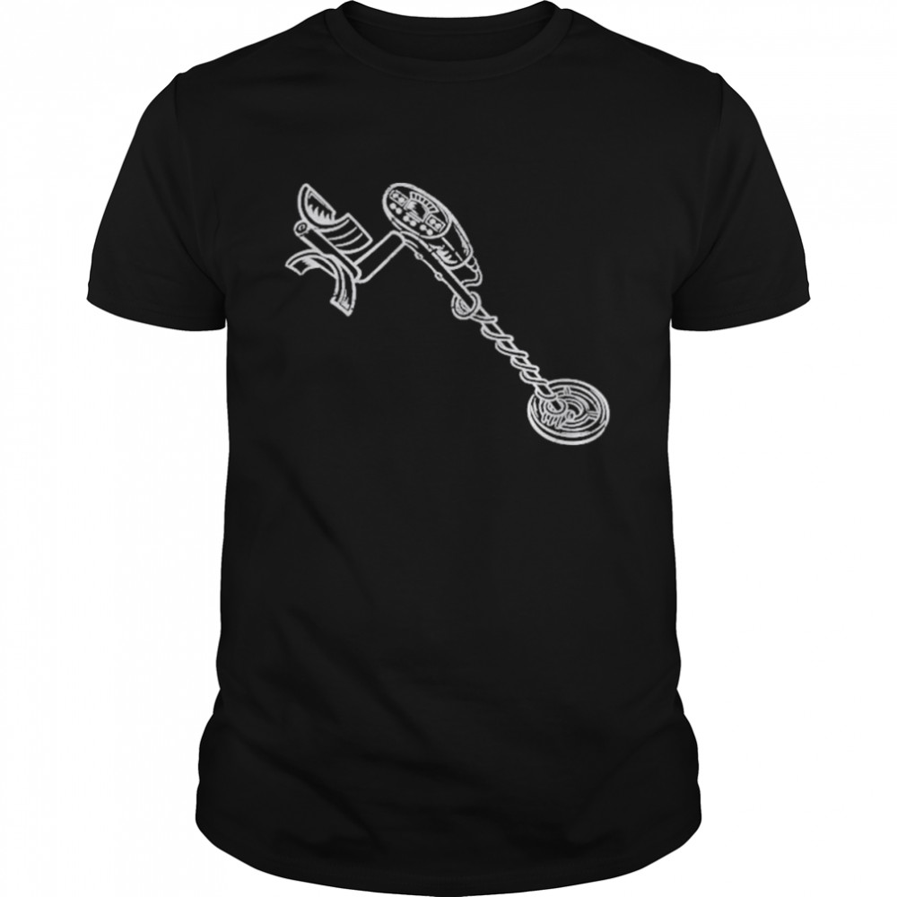 Metal Detector Distressed Metal Detecting Shirt