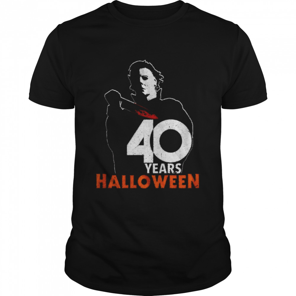 Michael Myers 40 Years Halloween 80s 90s Horror shirt