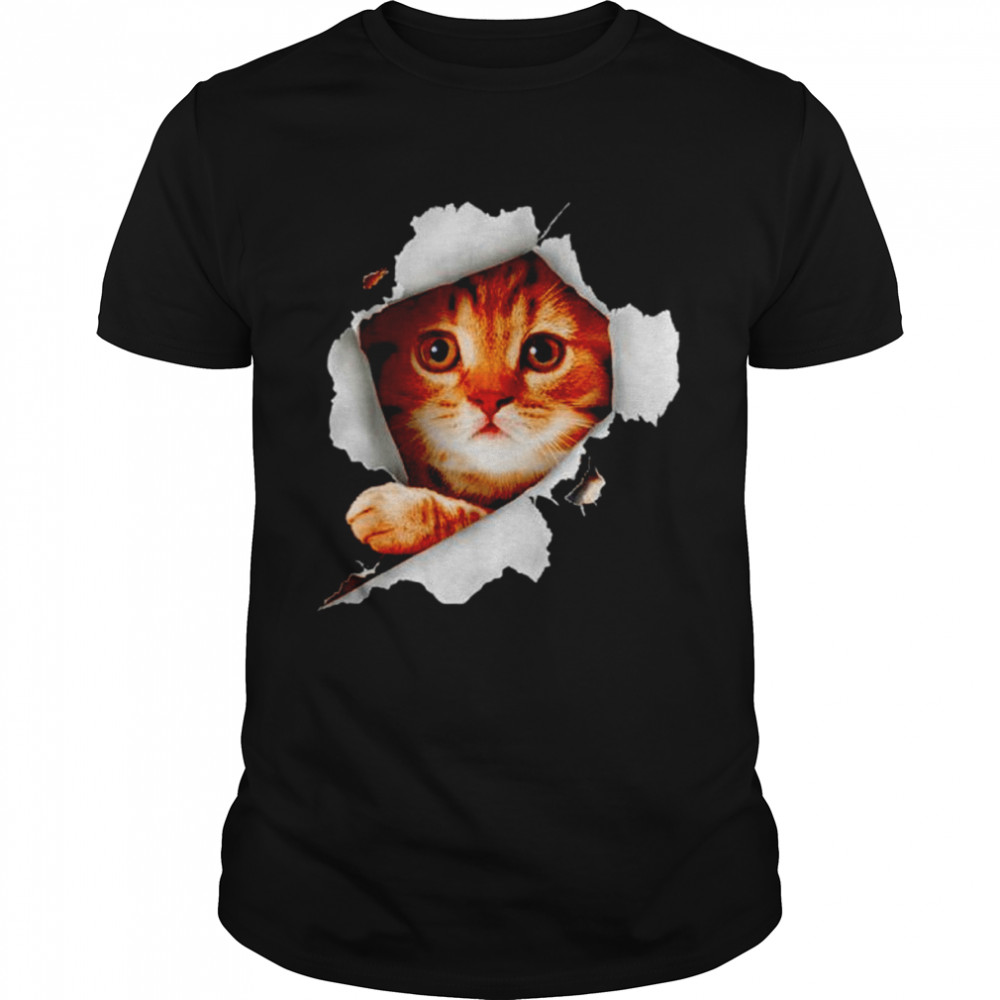 Cat Torn Cloth shirt