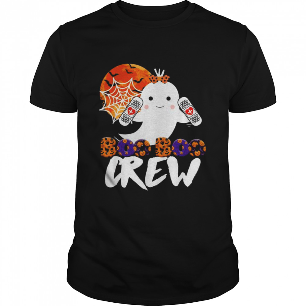 Halloween nursing boo boo crew ghost nurse shirt