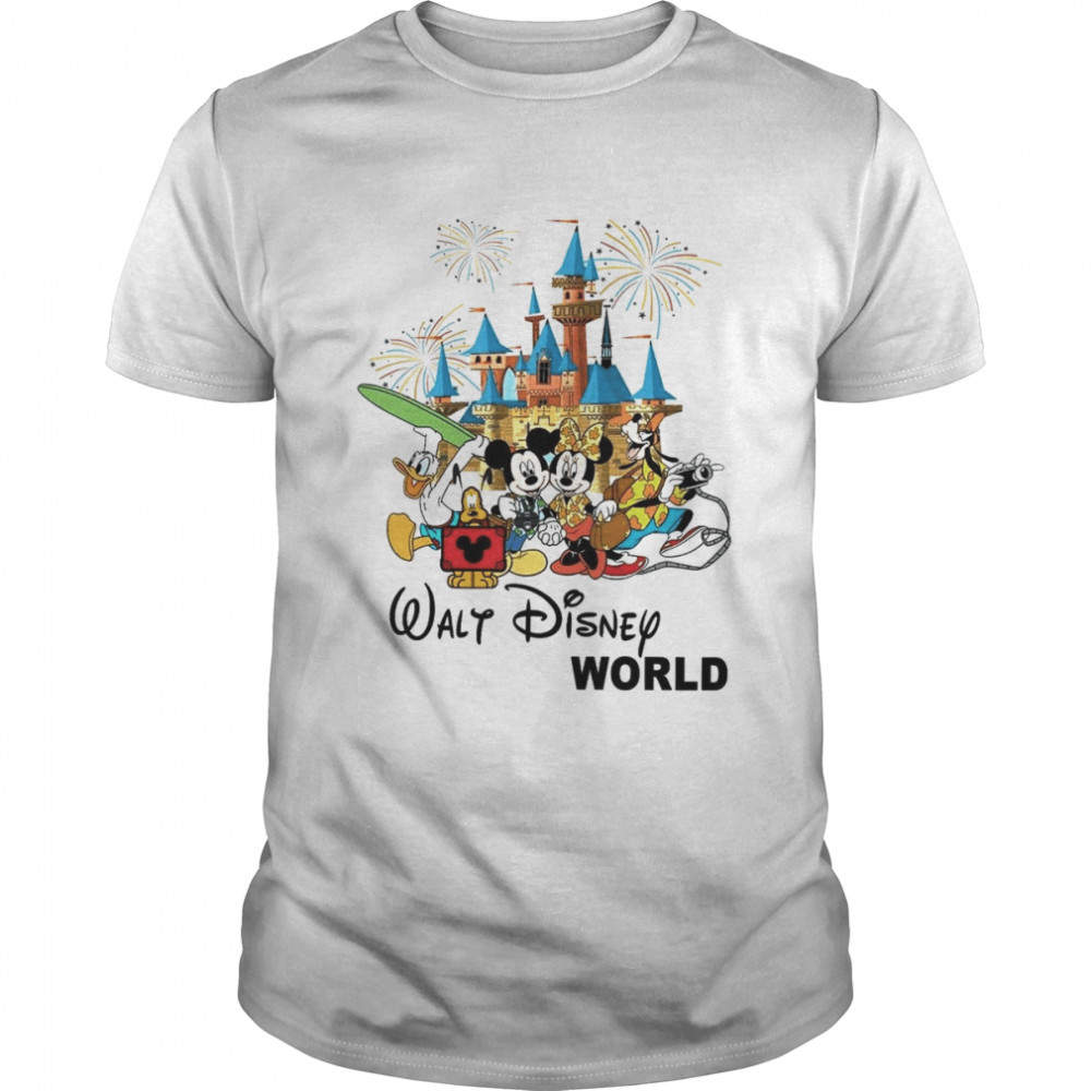 Walt Disneyworld Mickey Minnie Pluto Donald Vacation shirt