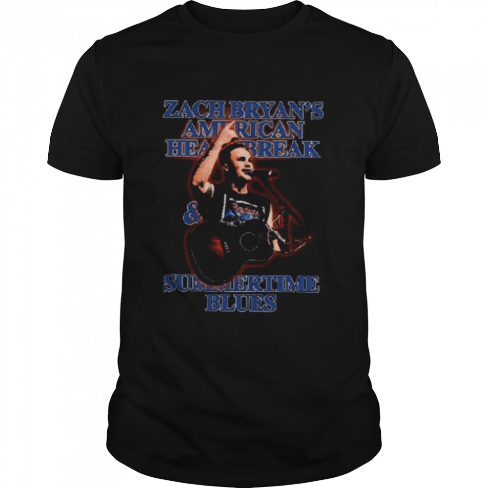 2022 Zach Bryan’s American Heartbreak And Summertime Blue Zach Bryan T-Shirt