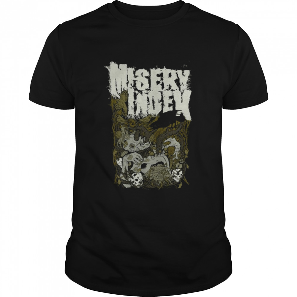 Aesthetic Design Misery Death Metal Rock Band shirt