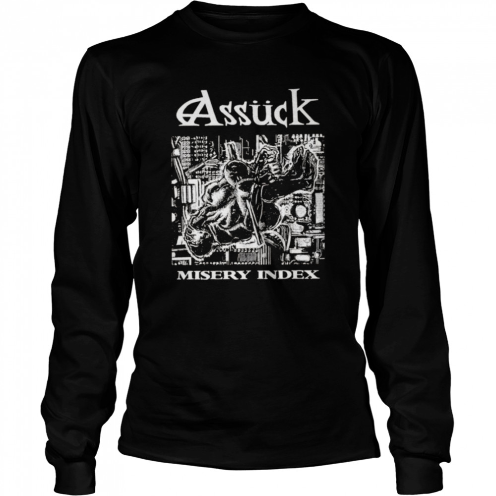 Assuck Grindcore Rock Band shirt Long Sleeved T-shirt