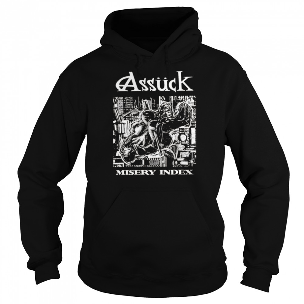 Assuck Grindcore Rock Band shirt Unisex Hoodie