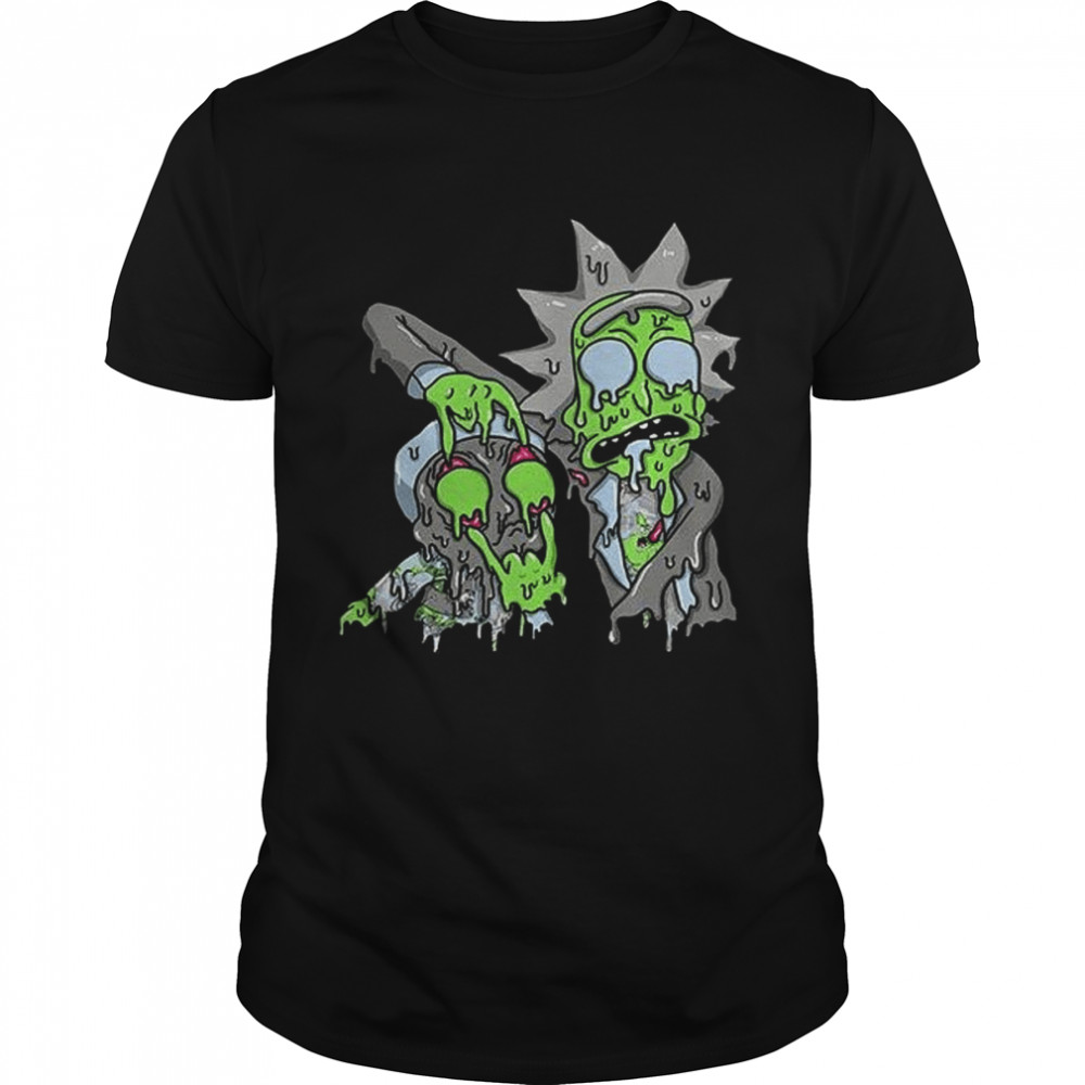 Dripping Rick And Morty Green Bean 5s shirt