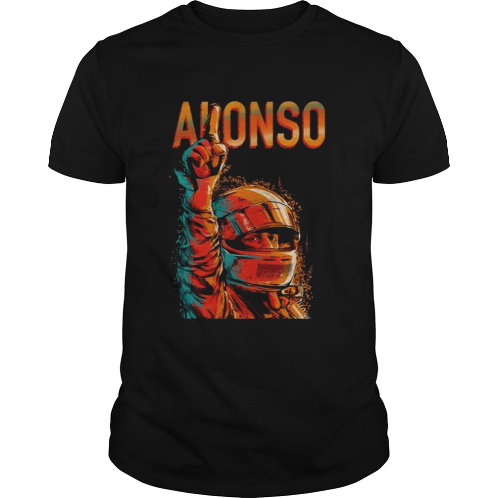 Fernando Alonso Formula 1 Racing Fernando Formula One Race Driver Car Motorsport Cars T-Shirt