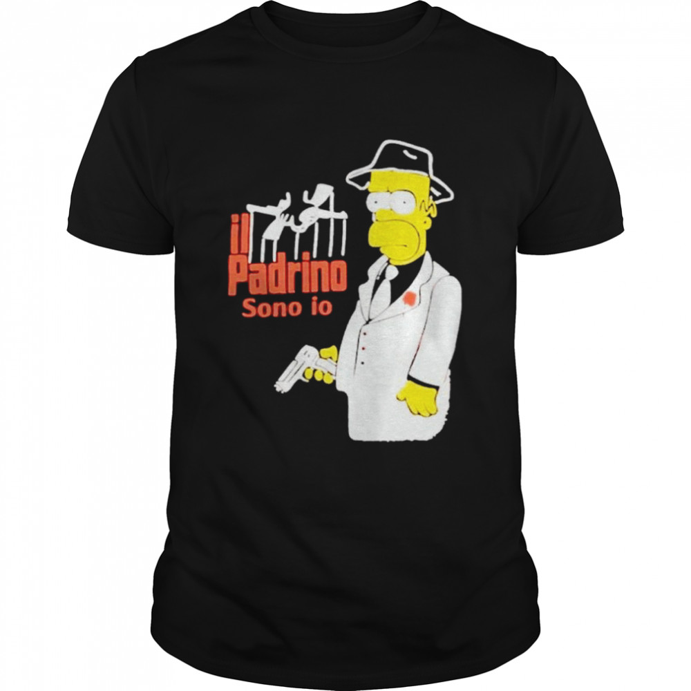 Il Padrino Sono Io Godfather Move Homer Simpson T-shirt