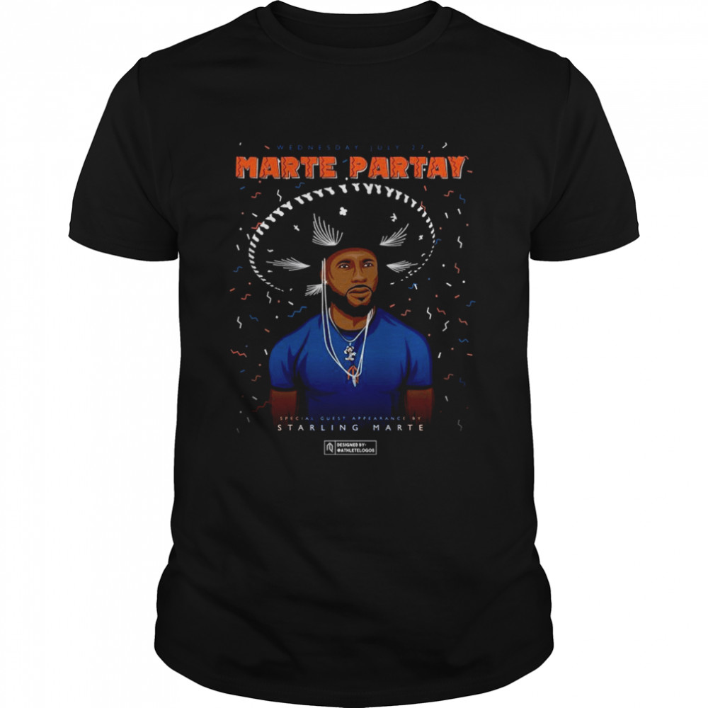 Marte Partay special guest appearance by Starling Marte shirt