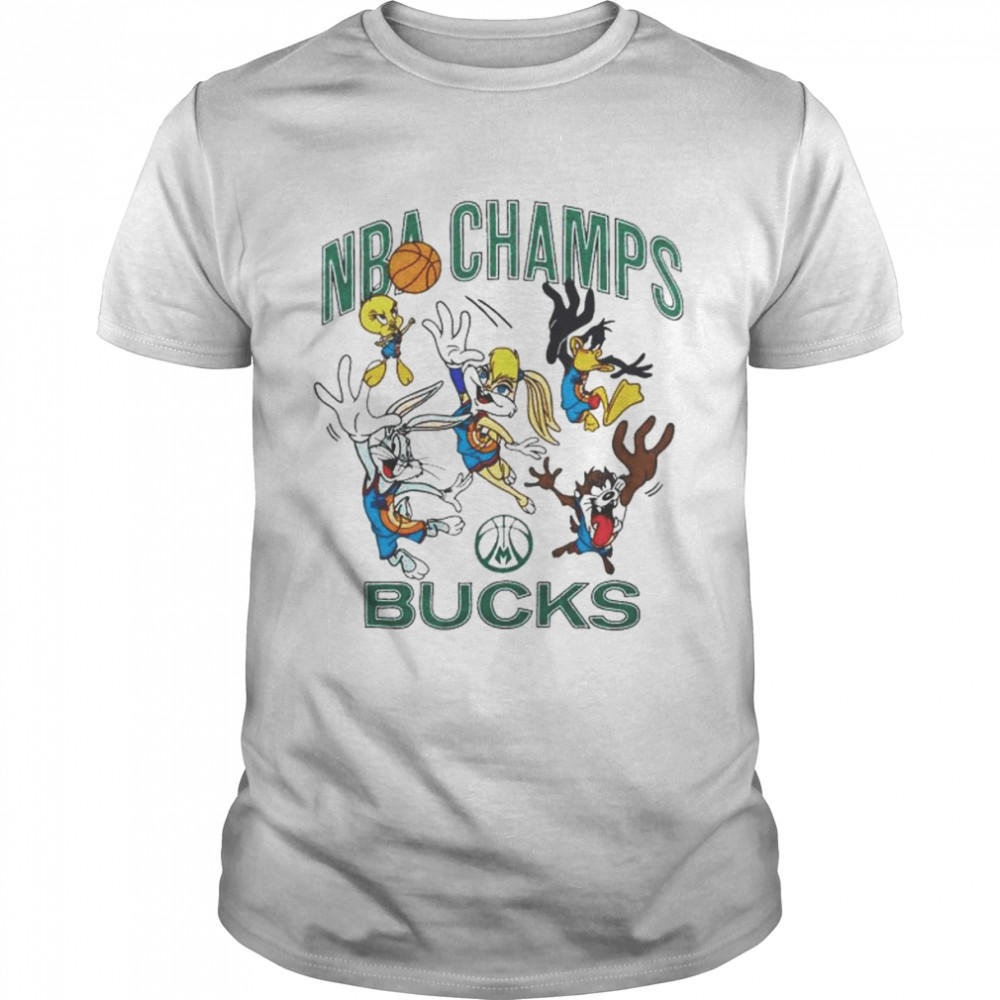 NBA Champs Bucks x Space Jam shirt