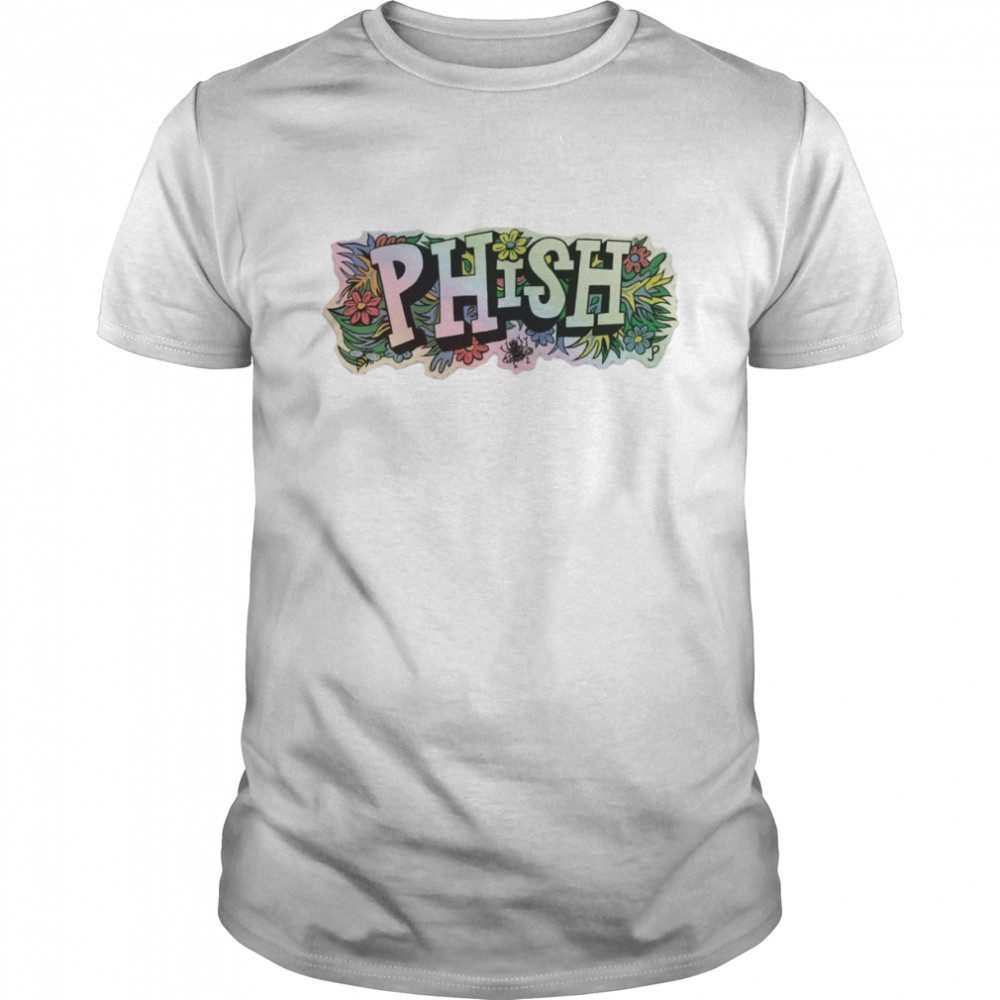 Pollock Phish Bethel Summer Tour 2022 Holographic logo shirt