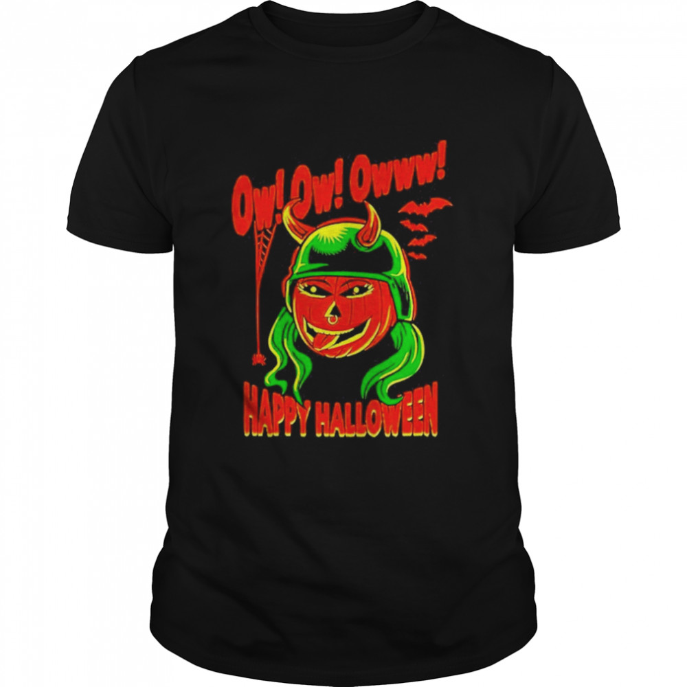 Shotzi Blackheart Ow Ow Happy Halloween Shirt