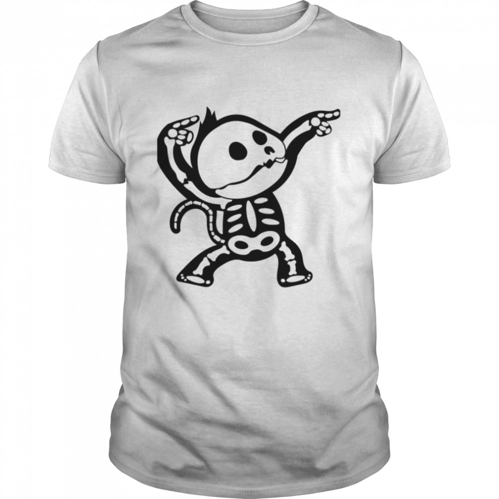 Skeleton Monkey Halloween shirt