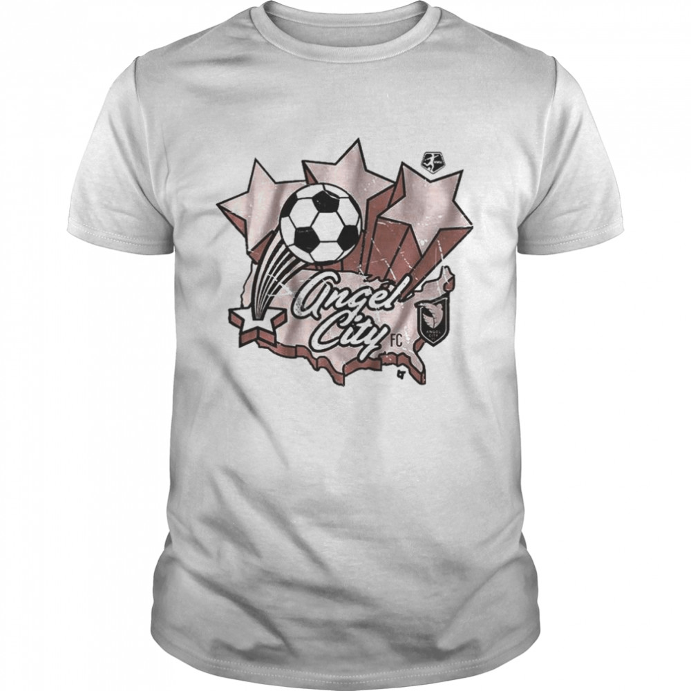 Angel City FC Vintage Map T-shirt