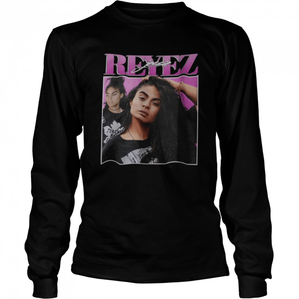 Jessie Reyez Singer Inspired 90s Bootleg Rap Old School shirt Long Sleeved T-shirt