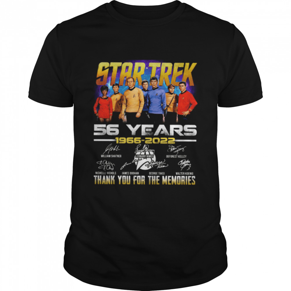 Star Trek Anniversary Thank You For The Memories Spock For Star Trek Lovers Star Wars Star Trek Discovery American Television shirt